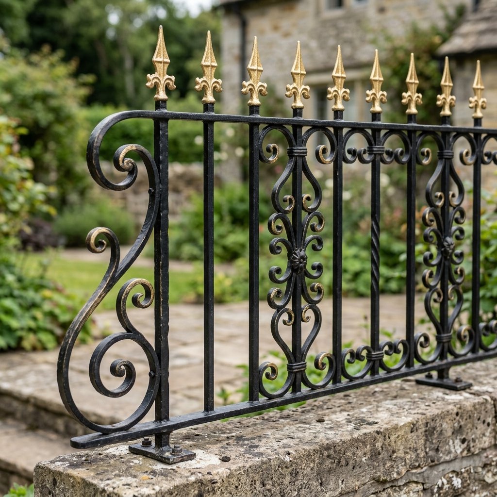 Gold Tip Perimeter Fence